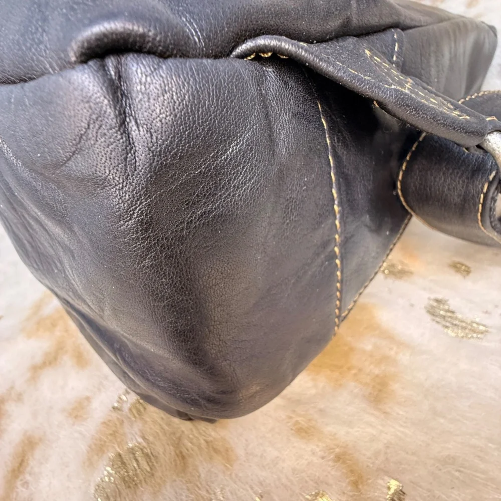 Jack Georges Voyager Backpack - Full-grain Buffalo Leather (Back also) - Black